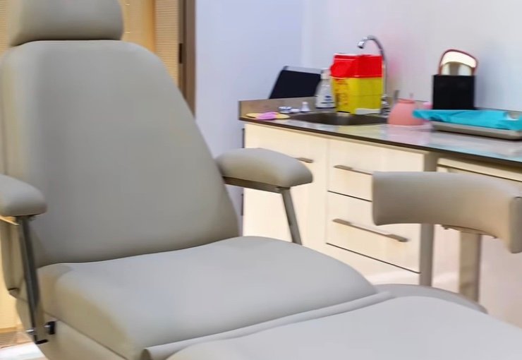 Fauteuil de soins du cabinet Am’Ithri